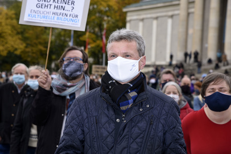 Kundgebung 'Aufstehen für Kultur' in München