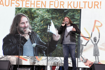 Kundgebung 'Aufstehen für Kultur' in München