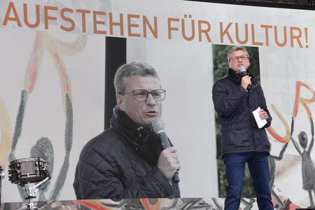 Kundgebung 'Aufstehen für Kultur' in München