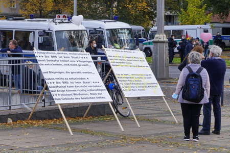 Demonstration gegen die Corona-Maßnahmen in Berlin