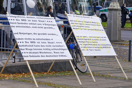 Demonstration gegen die Corona-Maßnahmen in Berlin