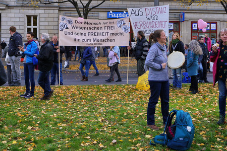 Demonstration gegen die Corona-Maßnahmen in Berlin