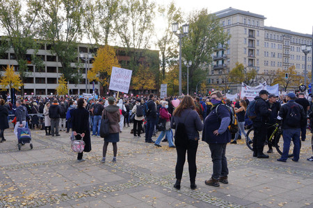 Demonstration gegen die Corona-Maßnahmen in Berlin