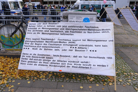 Demonstration gegen die Corona-Maßnahmen in Berlin