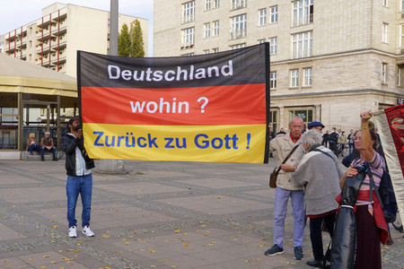 Demonstration gegen die Corona-Maßnahmen in Berlin