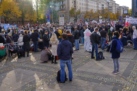 Demonstration gegen die Corona-Maßnahmen in Berlin