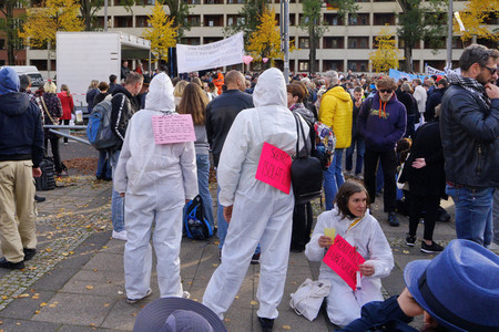 Demonstration gegen die Corona-Maßnahmen in Berlin