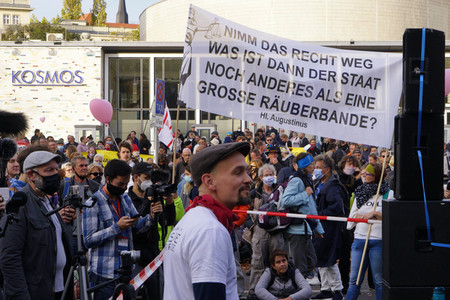 Demonstration gegen die Corona-Maßnahmen in Berlin