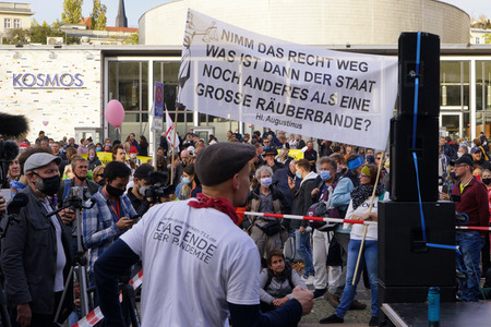 Demonstration gegen die Corona-Maßnahmen in Berlin