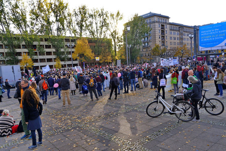 Demonstration gegen die Corona-Maßnahmen in Berlin
