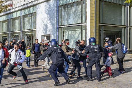 Demonstration gegen die Corona-Maßnahmen in Berlin