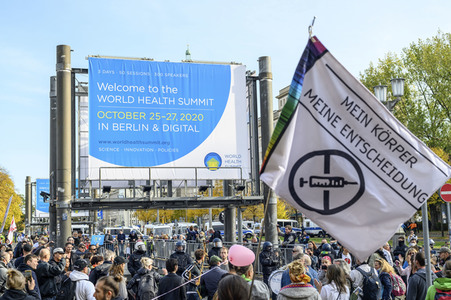 Demonstration gegen die Corona-Maßnahmen in Berlin