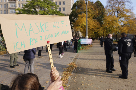 Demonstration gegen die Corona-Maßnahmen in Berlin