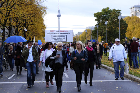 Demonstration gegen die Corona-Maßnahmen in Berlin
