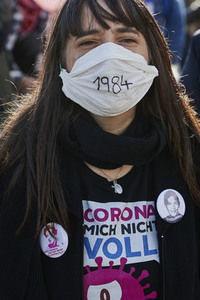 Demonstration gegen die Corona-Maßnahmen in Berlin