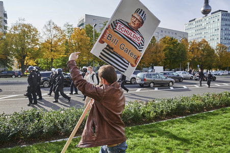 Demonstration gegen die Corona-Maßnahmen in Berlin
