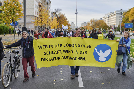 Demonstration gegen die Corona-Maßnahmen in Berlin