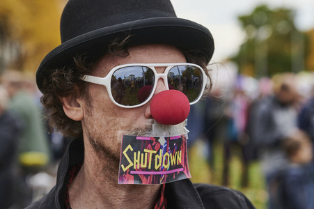 Demonstration gegen die Corona-Maßnahmen in Berlin