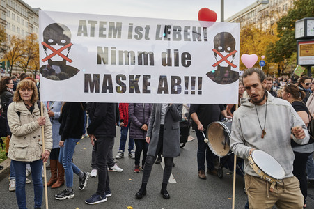Demonstration gegen die Corona-Maßnahmen in Berlin