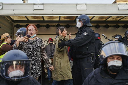 Demonstration gegen die Corona-Maßnahmen in Berlin
