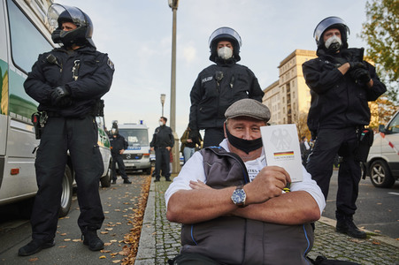 Demonstration gegen die Corona-Maßnahmen in Berlin