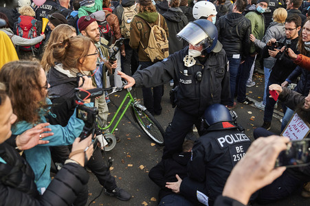 Demonstration gegen die Corona-Maßnahmen in Berlin