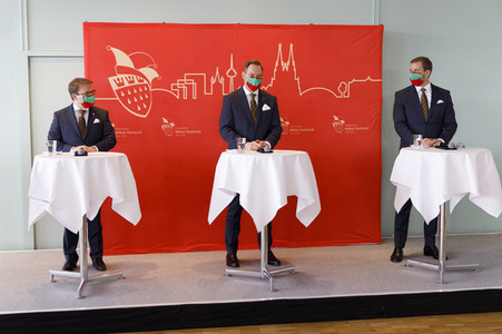 Fototermin mit dem Kölner Karneval Dreigestirn 2020/21 in Köln