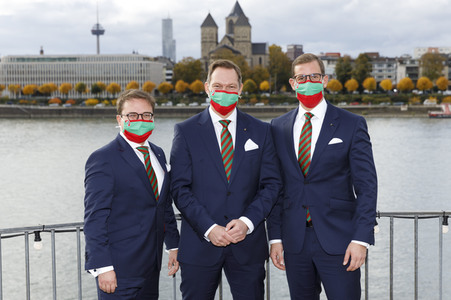 Fototermin mit dem Kölner Karneval Dreigestirn 2020/21 in Köln