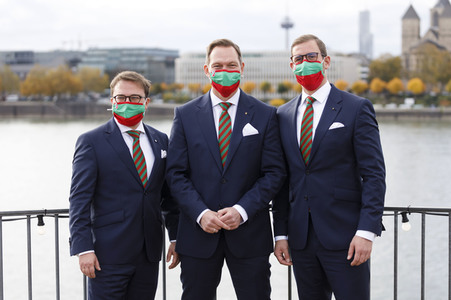 Fototermin mit dem Kölner Karneval Dreigestirn 2020/21 in Köln