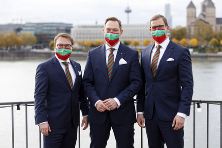 Fototermin mit dem Kölner Karneval Dreigestirn 2020/21 in Köln