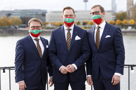 Fototermin mit dem Kölner Karneval Dreigestirn 2020/21 in Köln