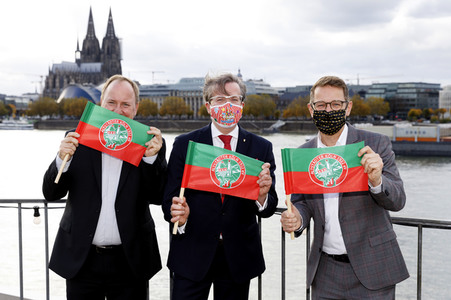 Fototermin mit dem Kölner Karneval Dreigestirn 2020/21 in Köln