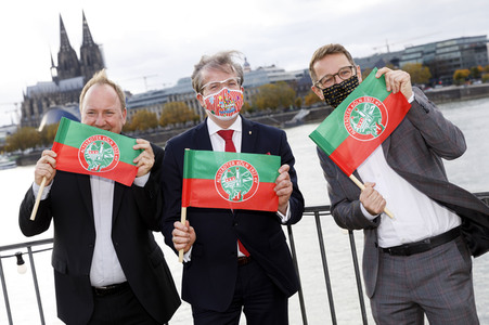 Fototermin mit dem Kölner Karneval Dreigestirn 2020/21 in Köln