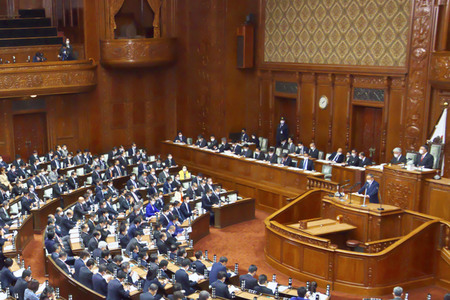 Diäten-Sitzung des japanischen Parlaments in Tokio