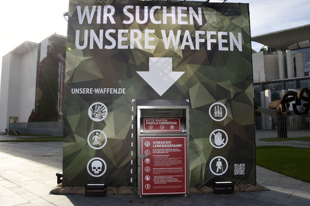 Kunstaktion vom Zentrum für Politische Schönheit in Berlin