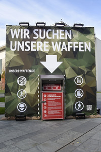 Kunstaktion vom Zentrum für Politische Schönheit in Berlin