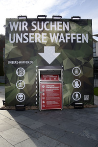 Kunstaktion vom Zentrum für Politische Schönheit in Berlin