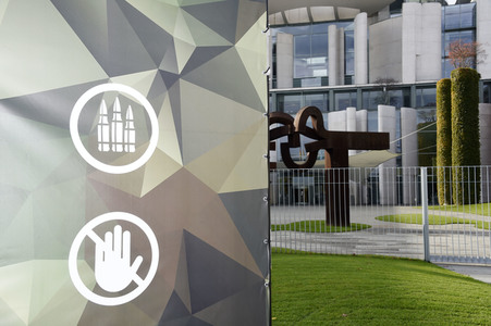 Kunstaktion vom Zentrum für Politische Schönheit in Berlin