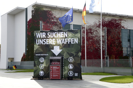 Kunstaktion vom Zentrum für Politische Schönheit in Berlin