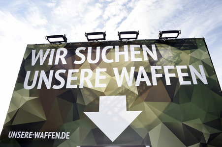 Kunstaktion vom Zentrum für Politische Schönheit in Berlin