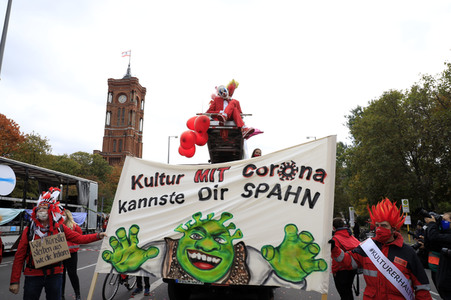 Demonstration vom Aktionsbündnis 'Alarmstufe Rot' in Berlin