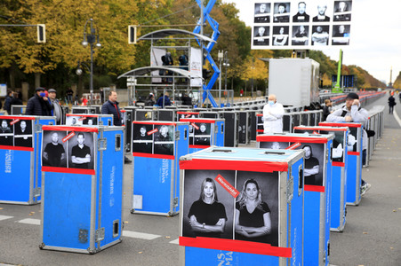 Demonstration vom Aktionsbündnis 'Alarmstufe Rot' in Berlin