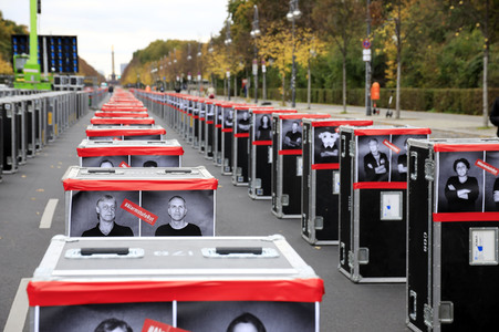 Demonstration vom Aktionsbündnis 'Alarmstufe Rot' in Berlin