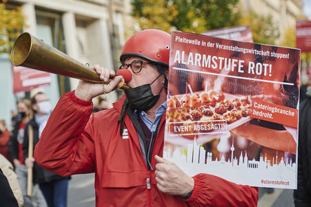 Demonstration vom Aktionsbündnis 'Alarmstufe Rot' in Berlin