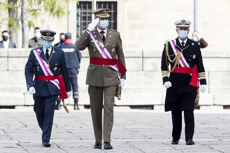 Feier des Ordens von San Hermenegildo in San Lorenzo de El Escorial