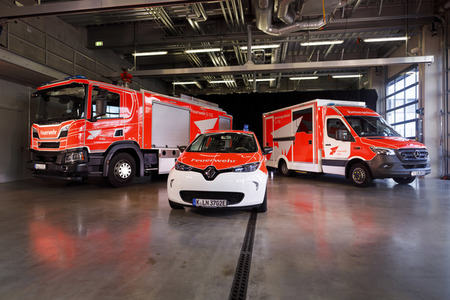Präsentation des neuen Logos der Feuerwehr Köln