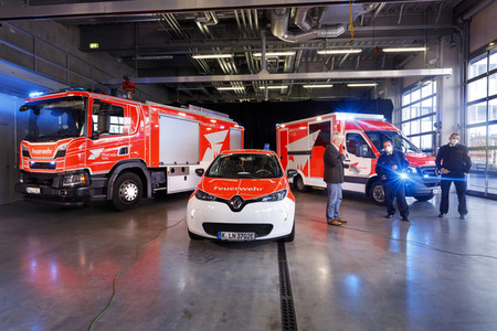 Präsentation des neuen Logos der Feuerwehr Köln