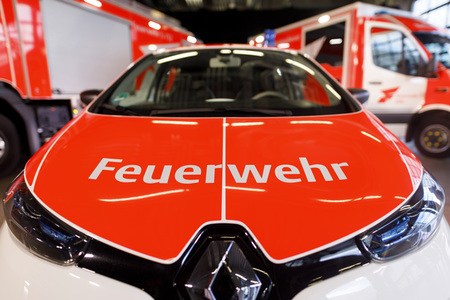 Präsentation des neuen Logos der Feuerwehr Köln