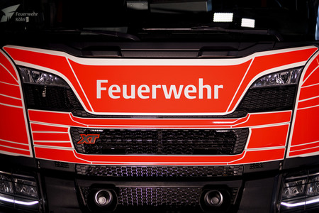 Präsentation des neuen Logos der Feuerwehr Köln