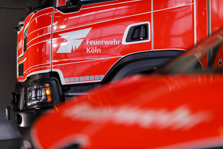 Präsentation des neuen Logos der Feuerwehr Köln